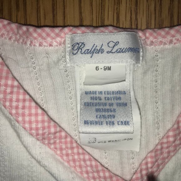 Ralph Lauren lightweight sleeper girls 6-9 months - Picture 5 of 5
